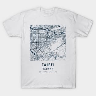 taipei simple map T-Shirt